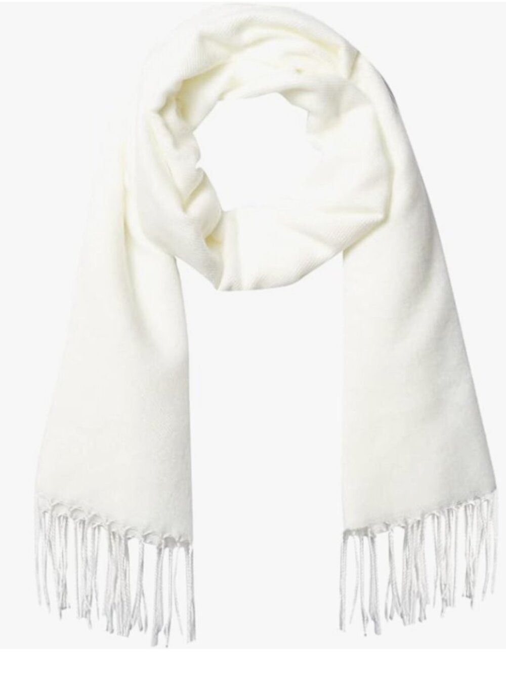Amazon Essentials Women's Blanket Scarf in Ivory